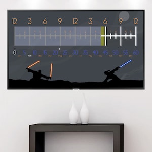 24 Hour Digital Clock, Lobby Clock, Perfect for waiting areas and business, MS Windows, Highly Customizable, 1080p, Conversation piece