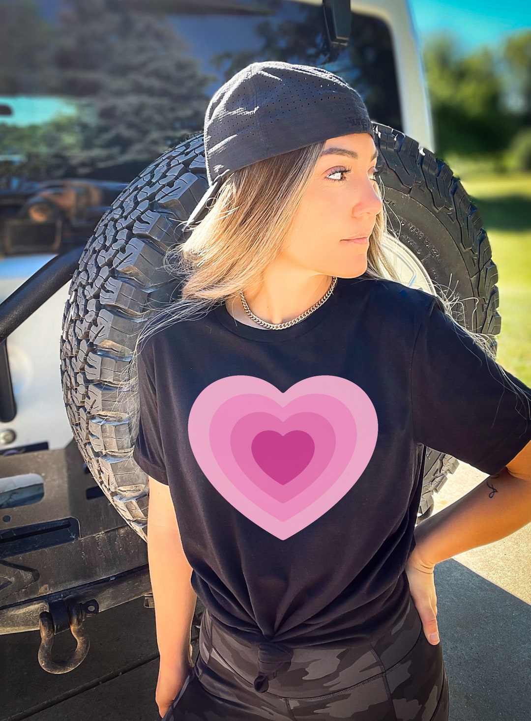 Buy Heart T-shirt With Hearts Pink Heart Shirt Heart Shirt Pink