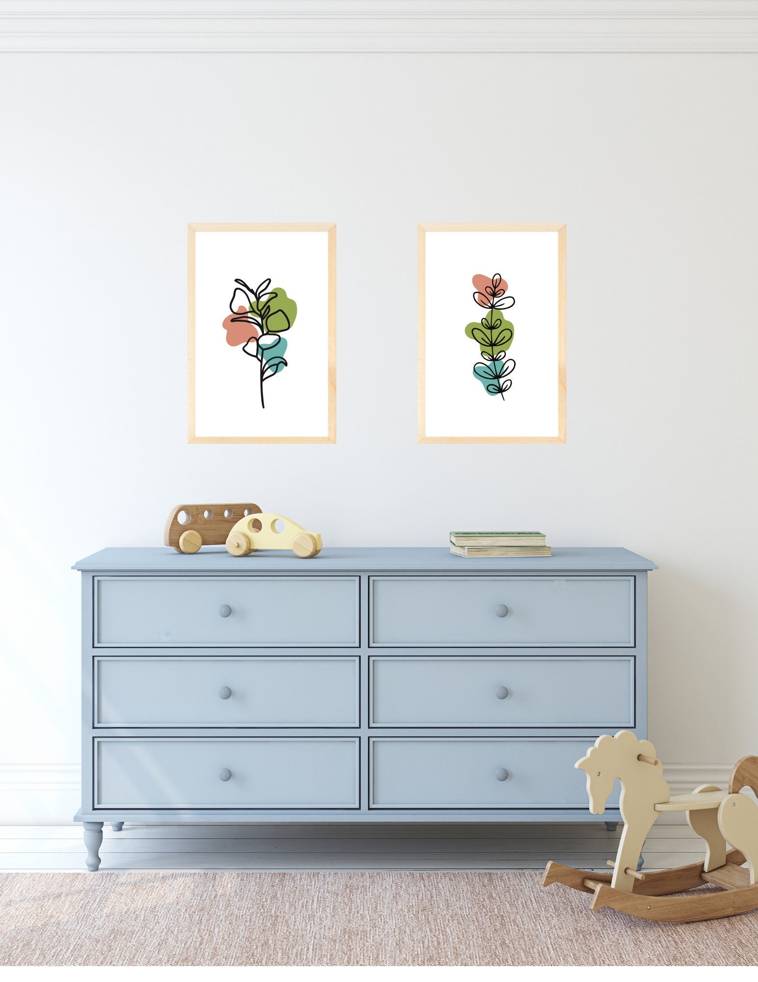 INSTANT DOWNLOAD Botanical Print Set | Etsy