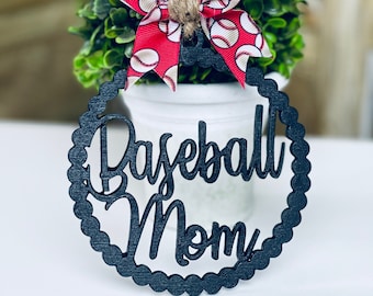 Car charm rear view mirror | School Baseball Car Charm | Car Freshie | Sports Mom Car charm | Car Accessories | Baseball Mom | Ornament