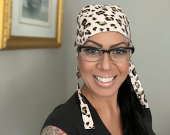 Surgical Cap / Scrub Cap with Buttons / Womens Scrub Cap / Medical Scrub Cap / Head Cap / Doctors / Nurse Hat / Dental Scrub Cap