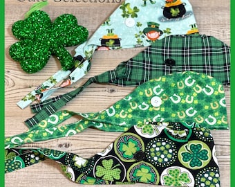 Scrub cap, Scrub cap with Buttons, St Patricks Day, lucky shamrock,St. Patty,Dental cap, Nurse head cap, surgical scrub cap, PPE, Chemo cap