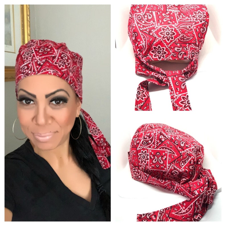 Scrub Caps / Medical Scrub Cap Buttons / Nurse Scrub Cap / Etsy