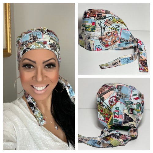 Surgical Cap / Scrub Cap With Buttons 