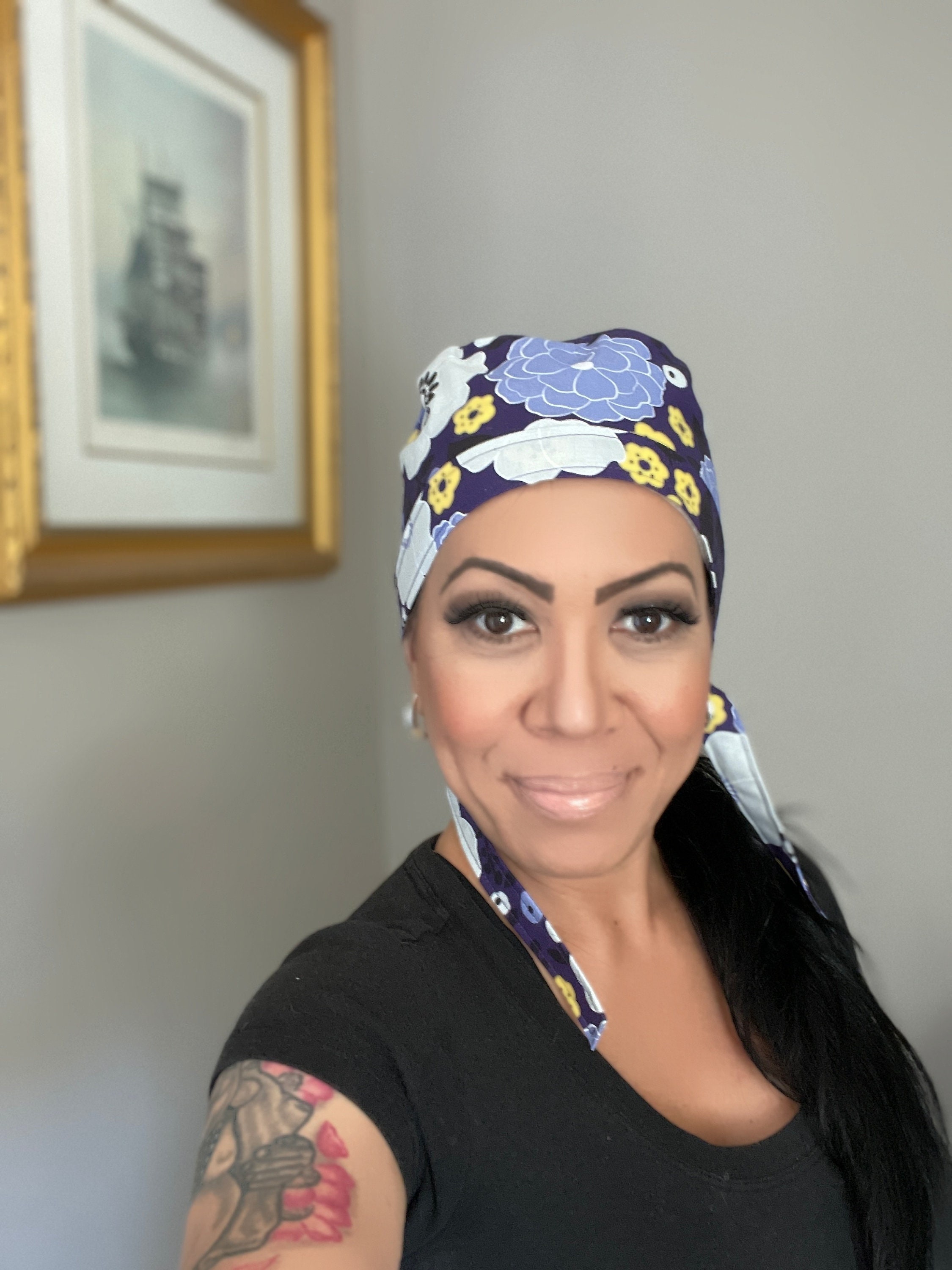 Surgical Cap / Scrub Cap With Buttons 
