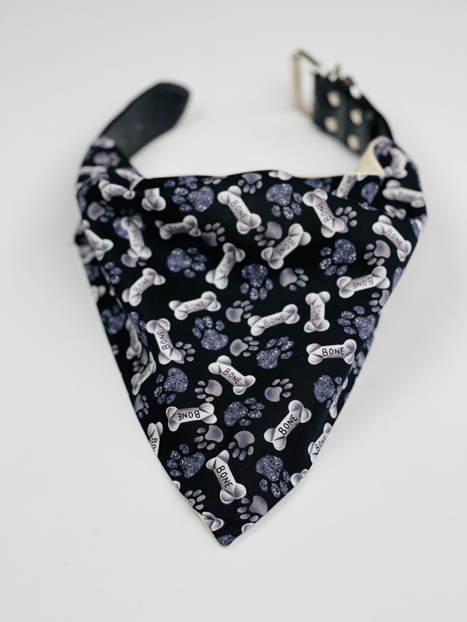 Dog Bandana slip on over collar bandana personalized dog Etsy