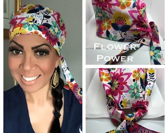 Scrub Caps with Buttons / Scrub Caps /  Medical Scrub Cap / Female Scrub Cap / Dental Scrub Cap / Head Cap / Nurse Gift / Medical / PPE cap
