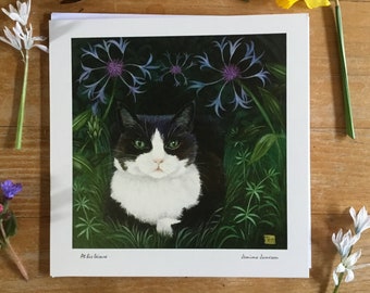 Cat Greeting card, ‘At his leisure’