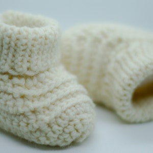 Crochet Pattern BABY BOOTIES, The Rainforest Baby Booties, YouTube, Crochet Pattern, Crochet Worked Flat, Quick Crochet, Baby Slippers image 5