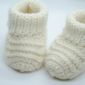 Crochet Pattern BABY BOOTIES, The Rainforest Baby Booties, YouTube, Crochet Pattern, Crochet Worked Flat, Quick Crochet, Baby Slippers image 7