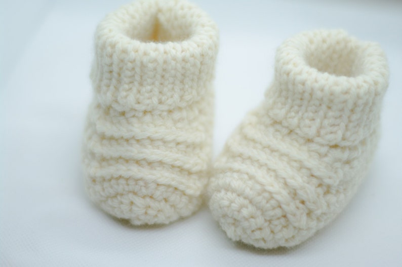 Crochet Pattern BABY BOOTIES, The Rainforest Baby Booties, YouTube, Crochet Pattern, Crochet Worked Flat, Quick Crochet, Baby Slippers image 7