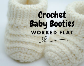 Crochet  Pattern BABY BOOTIES, The Rainforest Baby Booties, YouTube, Crochet Pattern, Crochet Worked Flat, Quick Crochet, Baby Slippers