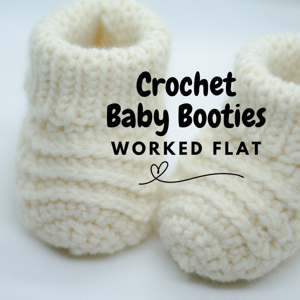 Crochet  Pattern BABY BOOTIES, The Rainforest Baby Booties, YouTube, Crochet Pattern, Crochet Worked Flat, Quick Crochet, Baby Slippers