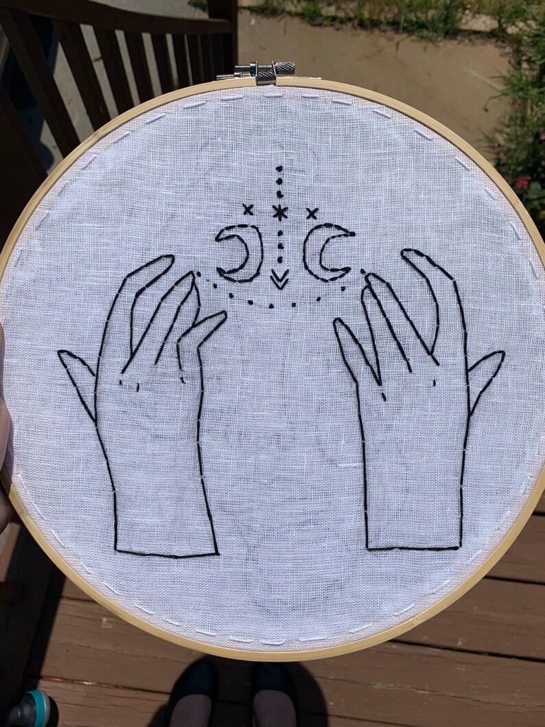 custom embroidered hoops