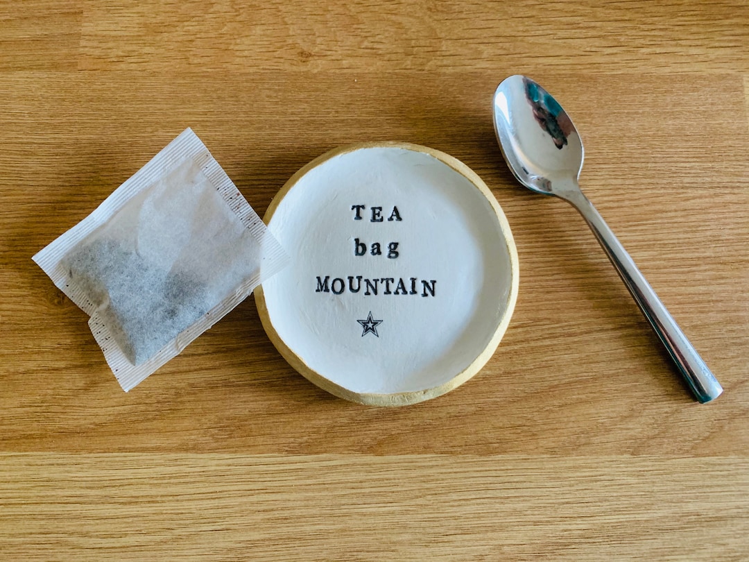 Tea Bag Dish XL Large Tea Bag Mountain Large Tea Bag Holder Etsy