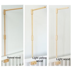 Porte Mobile Pour Bebe En Bois Cintre Naturel Pour Lit Bebe Etsy