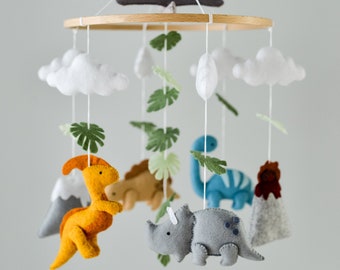 Dinosaur Baby Mobile Etsy
