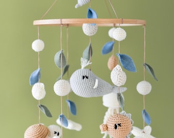Baby mobile Nautical nursery decor