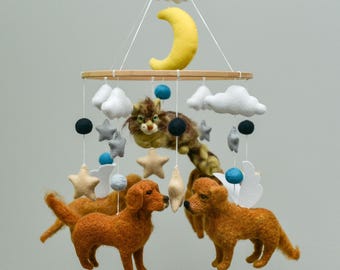 Custom dog mobile Labrador mobile baby
