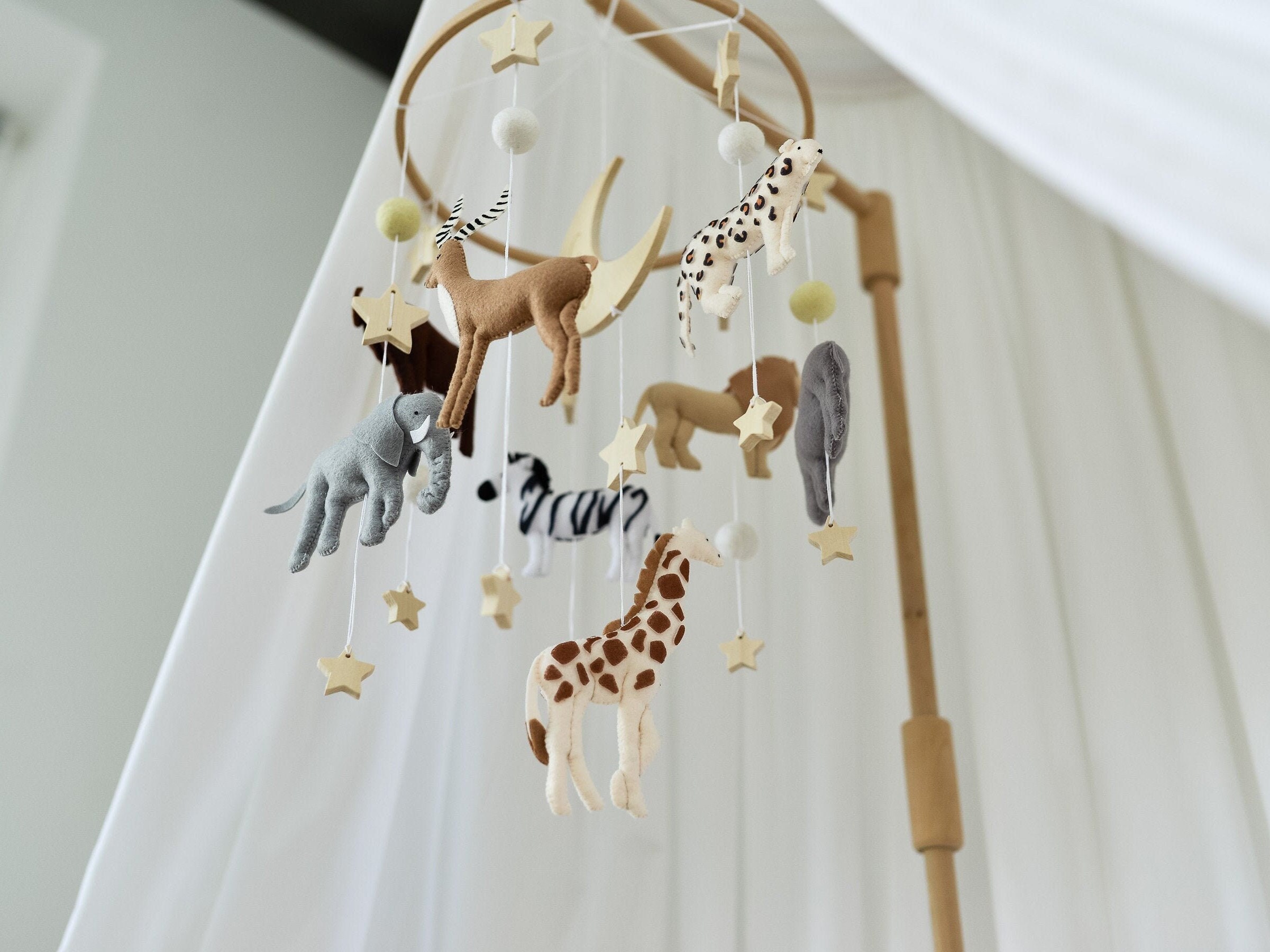 Baby Mobile - Beige/animals - Home All