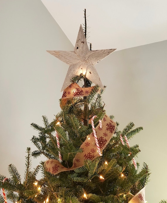 Tree Topper 12 1/2 Inch. Made From Reclaimed Weathered Cape Etsy