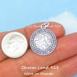 Sterling Silver Saint Christopher Medal 280690 St. Christopher St Christopher