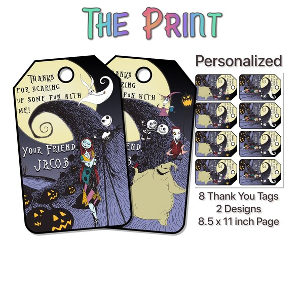 Jack Skellington Party Favors Etsy