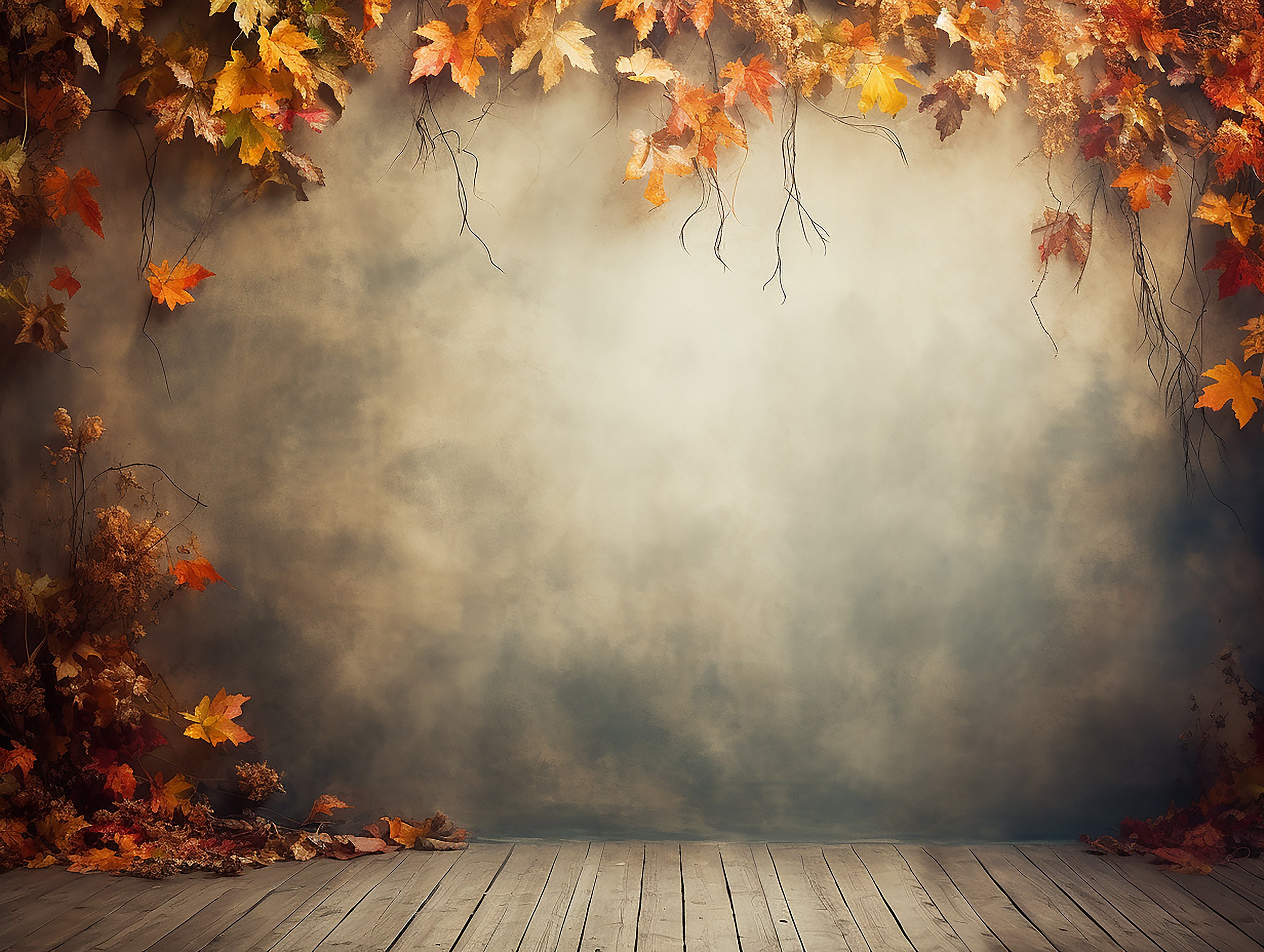 5 Fall Wall Backdrop Fall Photo Backdrop Autumn Wall - Etsy