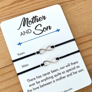 Mother and Son Bracelet set, Gift for Mother and Son, Mommy and Me Bracelets, Boys Bracelet, Gift for Mom, Mother's Day Gift