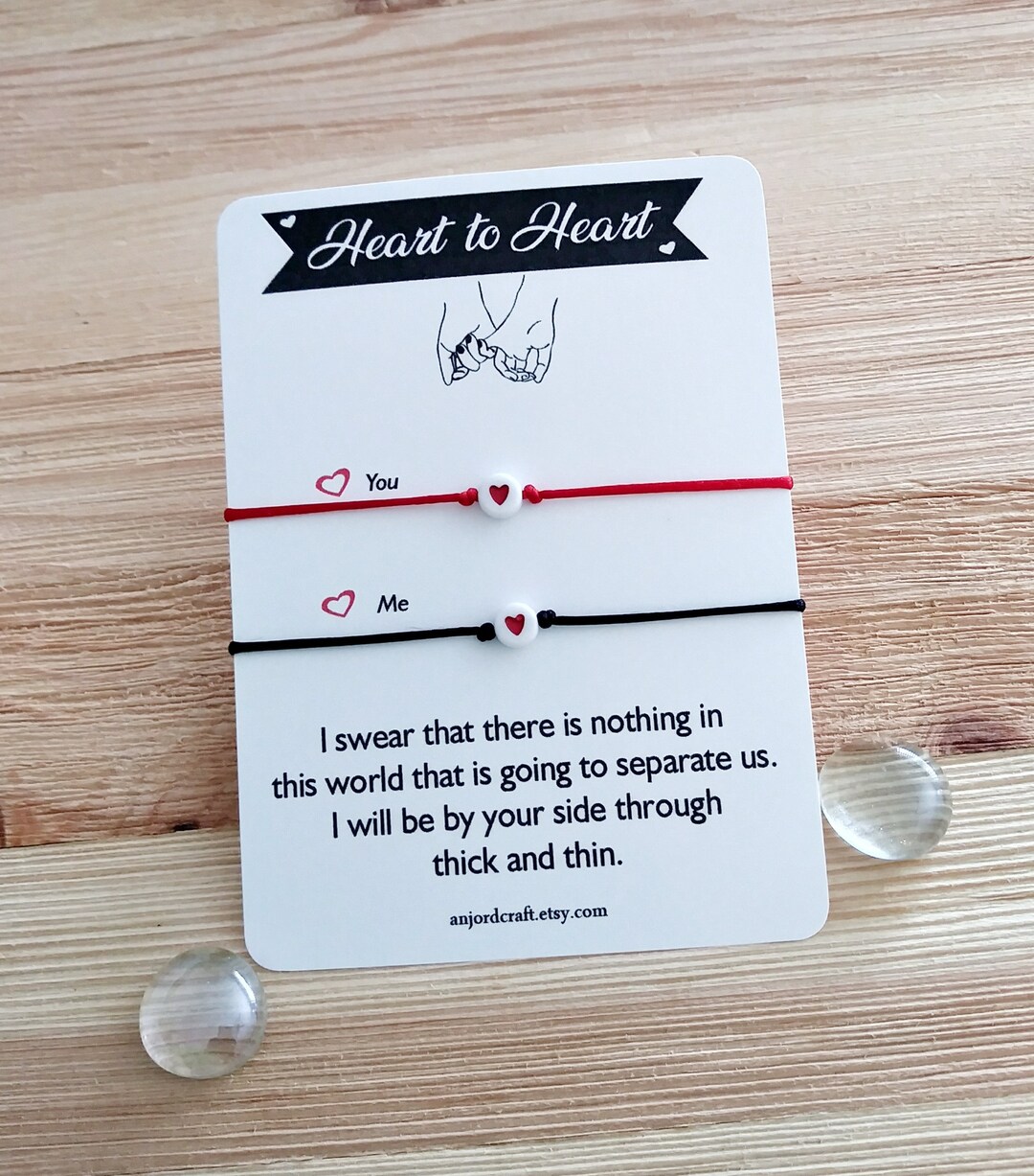 Promise bracelet for boyfriend Clearance