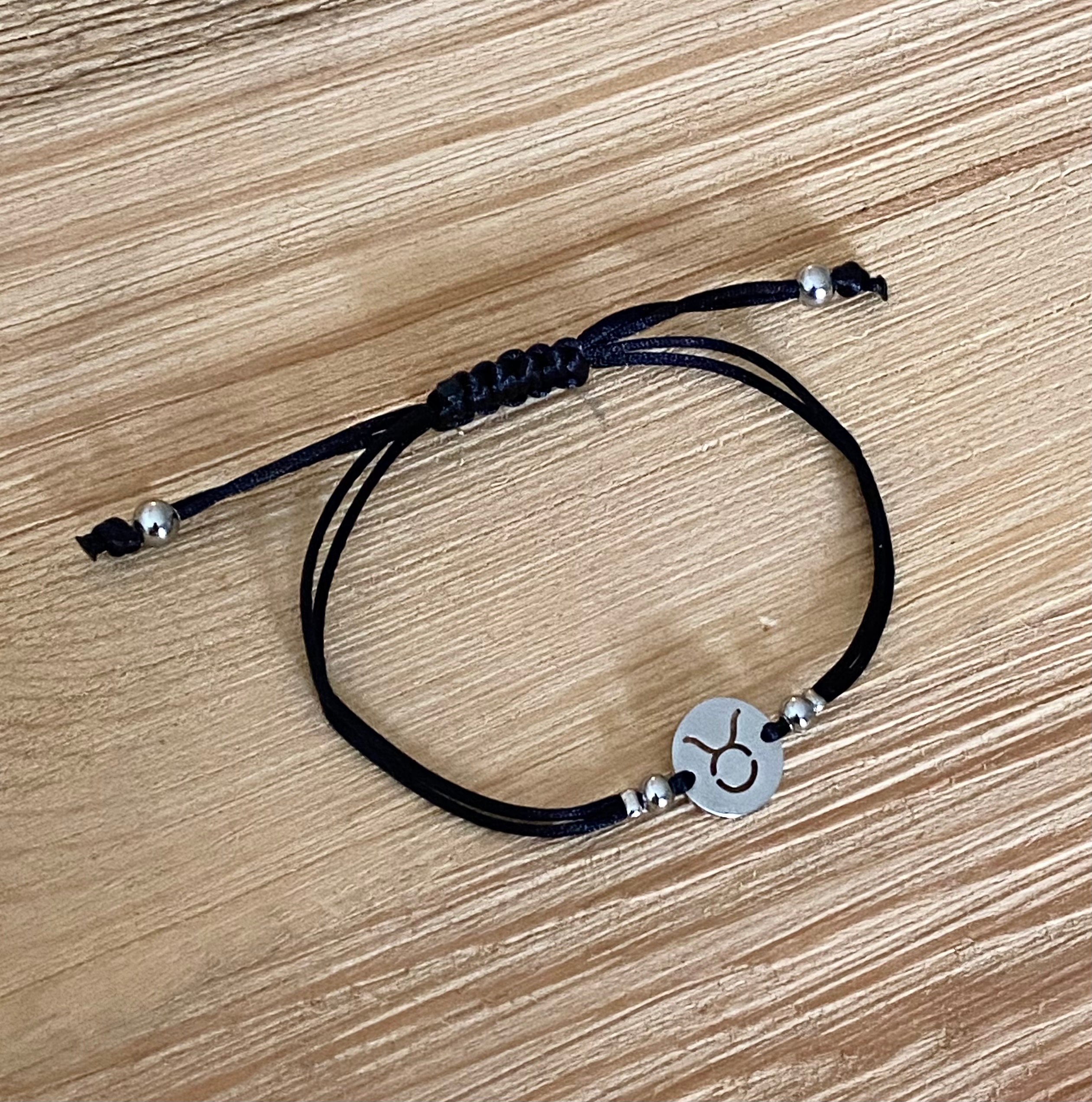 Taurus Zodiac Sign Bracelet Zodiac Bracelet Taurus Bracelet Etsy