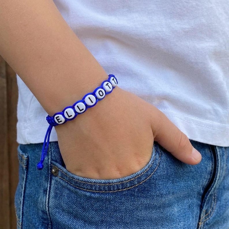 Name Bracelet, Personalized Bracelet, Custom Name Bracelet, Name Cord Bracelet, Friendship Bracelet, Letter Bracelet, Macrame Bracelet image 8