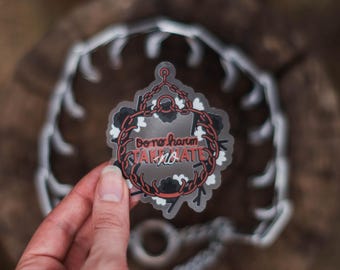 Spooky Prong Collar Sticker - Balanced Dog Training