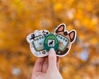 Tamagotchi Dog Sticker