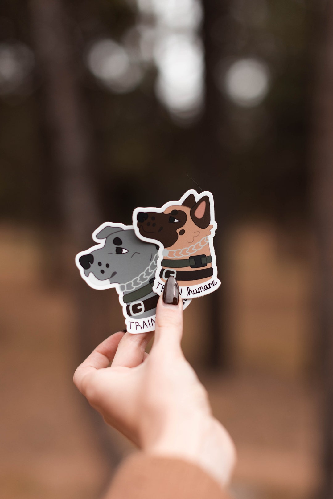 Train Humane - Balanced Dog Training - German Shepherd Sticker - Etsy