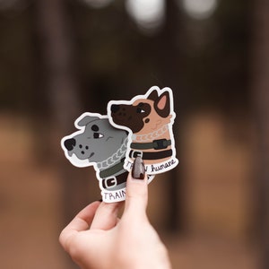 Train Humane - Balanced Dog Training - German Shepherd Sticker