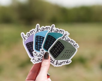 Home Sweet Home Dog Crate Sticker - Matte Vinyl