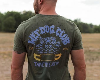 Wet Dog Club | Take The Jump | Dock Diving | Sup | paddle Boarding | Dog Sports Shirt