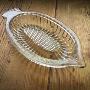 Vintage Glass Apple Grater Baby Food Maker