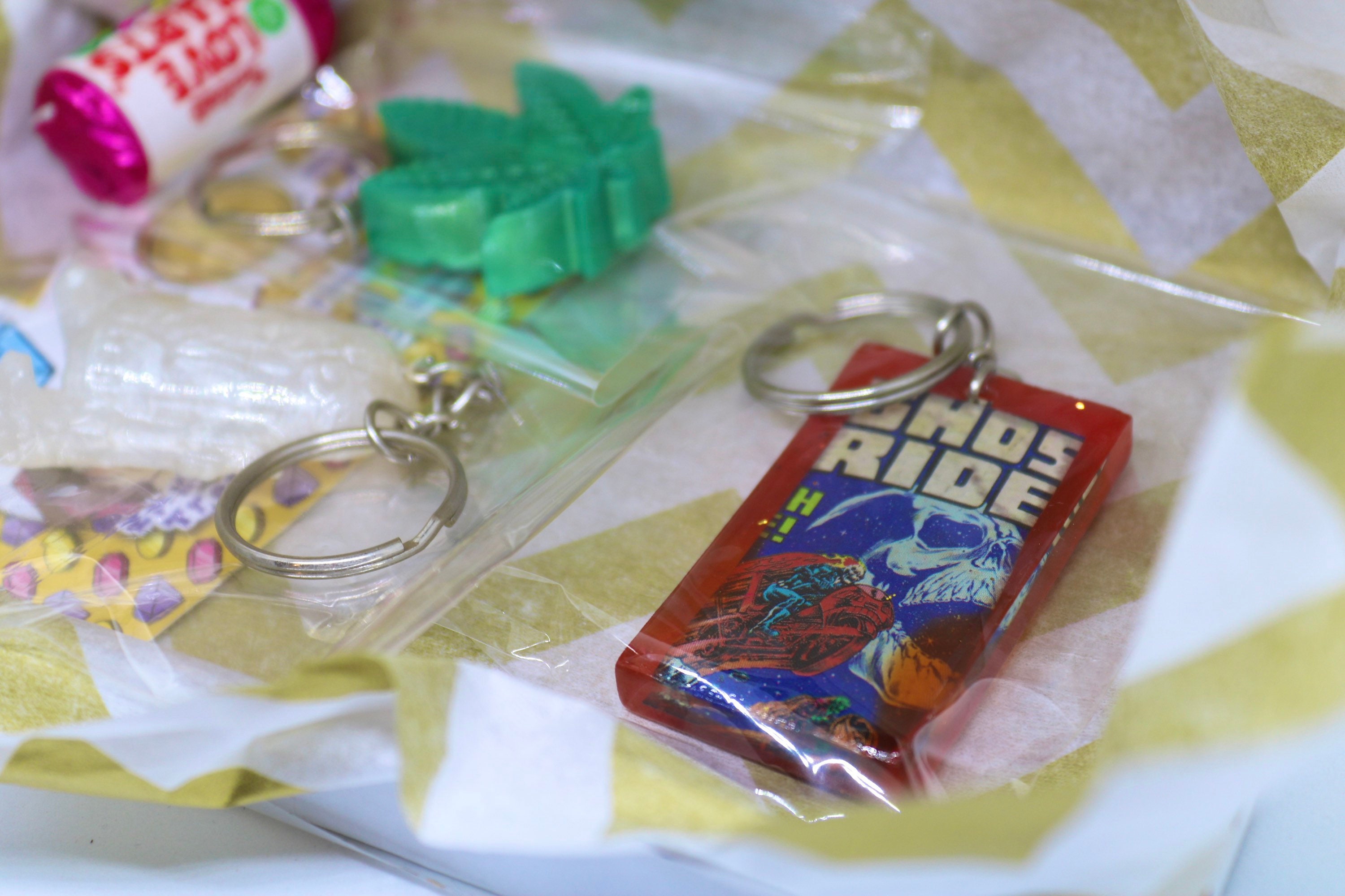 Keychain Mystery Box Keyring Gift Box Etsy