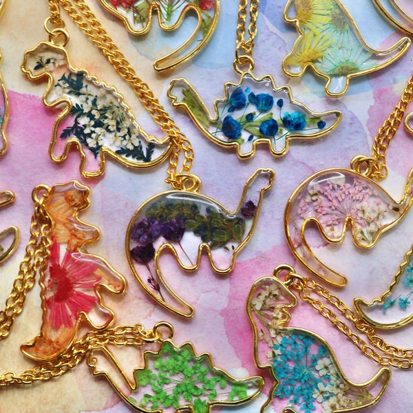 Dinosaur Necklace Etsy