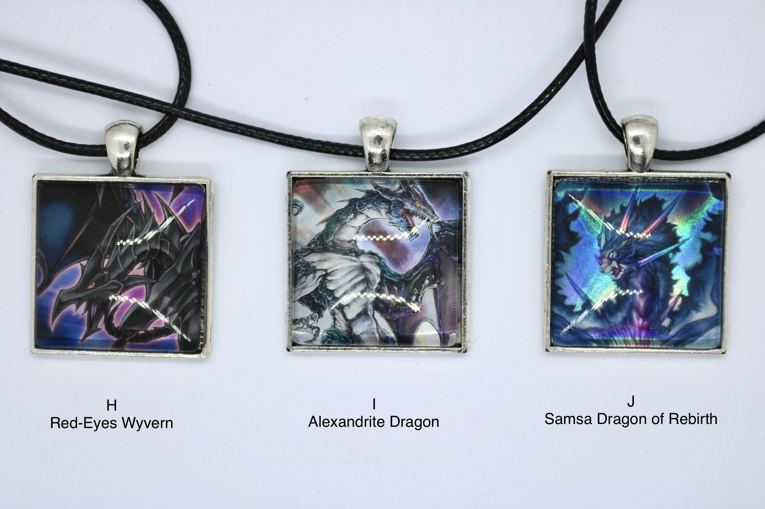 Dragon Pendant Necklace Yugioh Card Jewellery Etsy