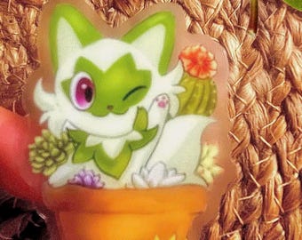 Sprigatito Plant love sticker