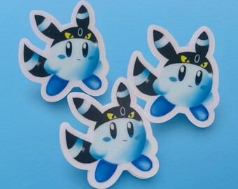 Shiny Umbreon Kirby stickers