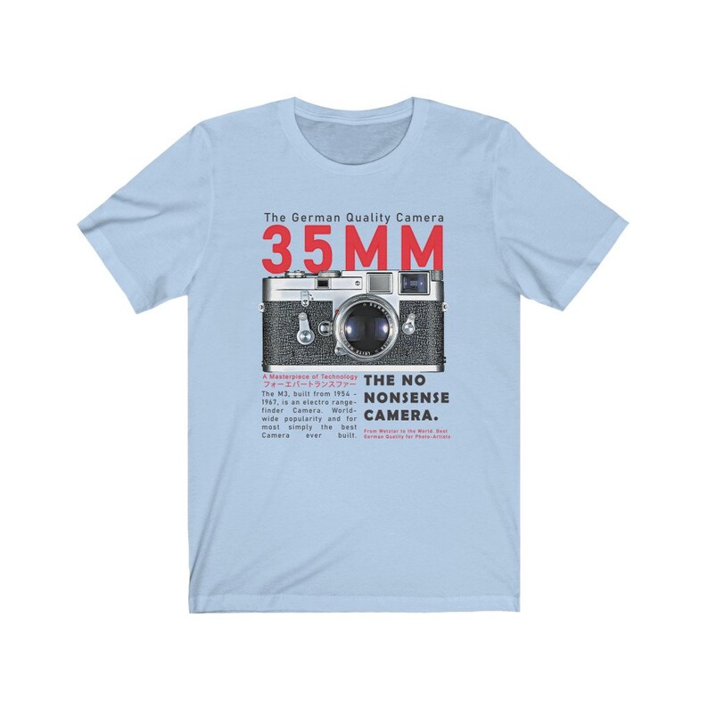 Leica M3 35 MM Vintage Camera Tshirt I Retro Camera Shirt I Etsy