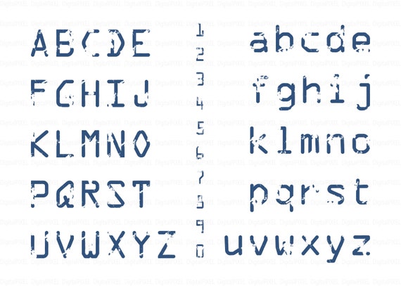 Alphabet SVG digital download, misprint alphabet letters, stamper typeface  , top secret letters, Rubber stamp letters and numbers, Font svg