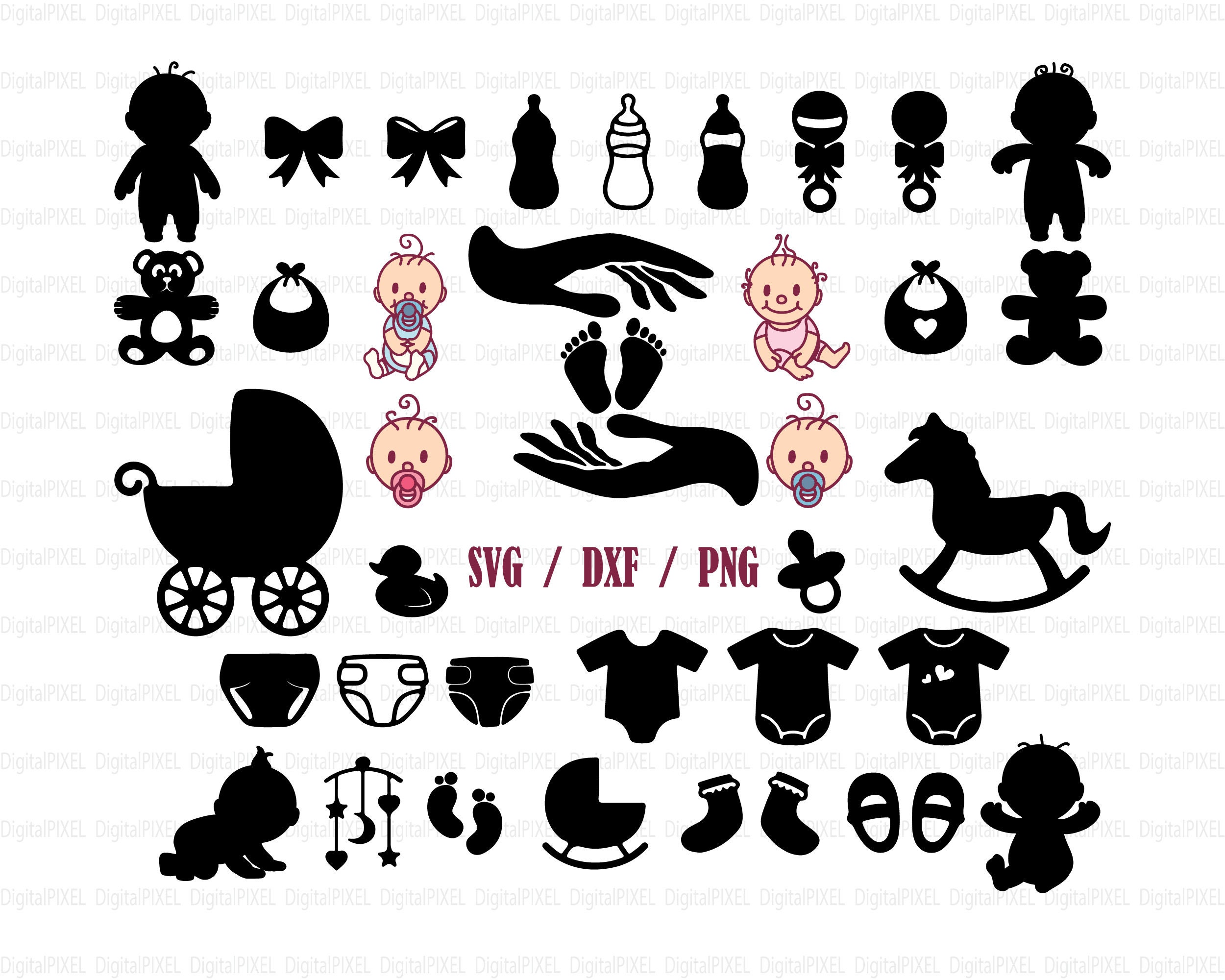 Download Baby Svg Newborn Svg Baby Shower Svg Baby Svg Bundle Etsy