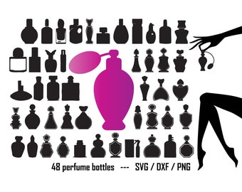 Perfume Bottle Svg Etsy