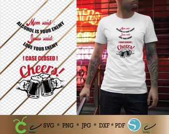 Cheers SVG Digital Download, cheers DXF, cheers Silhouette, cheers cricut, quote cut file, t-shirt cut file, tshirt design svg, cheers png.