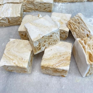 Salted Caramel Marshmallows. Gourmet Handcrafted Marshmallows.  1 Dozen